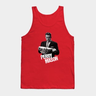 Perry Mason - Raymond Burr - 50s Tv Show Tank Top